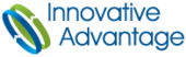 A blue and white logo for nova advanced