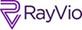 A purple logo for ray white
