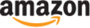 A black and orange logo for amazon.