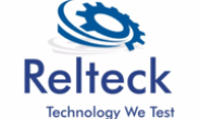 A logo of relteck technology